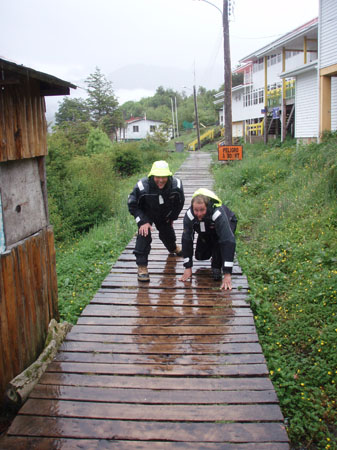 Hovedgaden i Puerto Eden