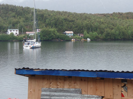 Oasis for anker i Puerto Eden - nytaarsaften